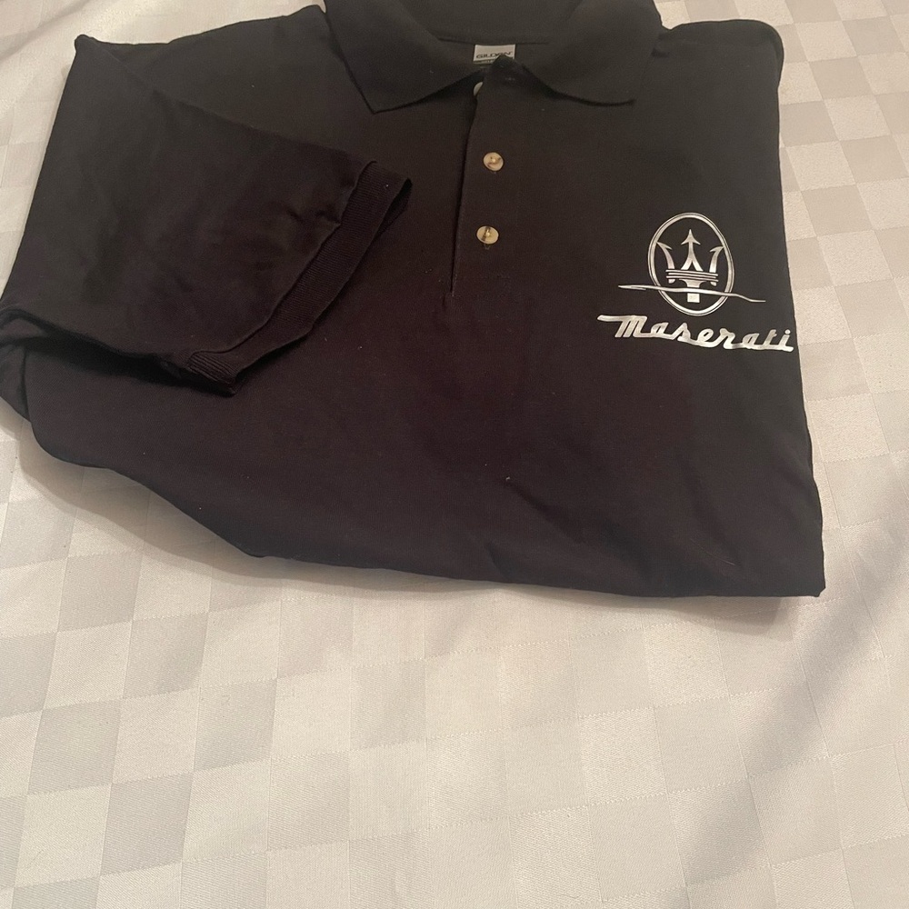 NWOT Black Maserati Polo Shirt for Men